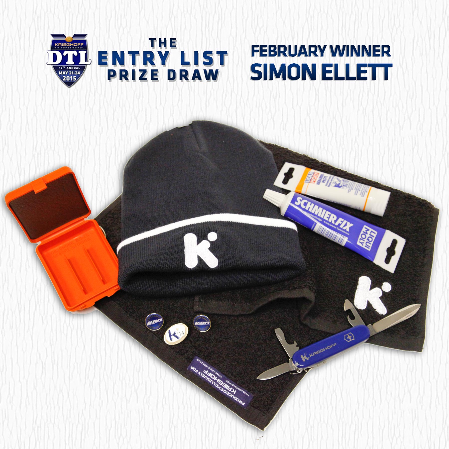 Krieghoff Entry List Prize Draw